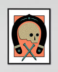 SKULL AND HORSE SHOE